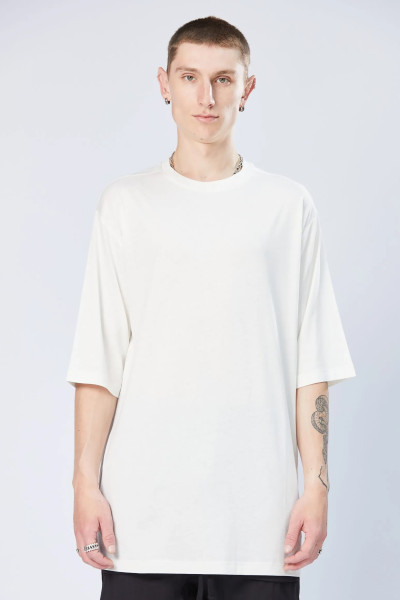 THOM KROM Round Neck Cotton Modal Blend T-Shirt