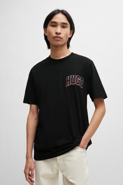 HUGO Regular Fit Cotton Jersey T-Shirt Dasko
