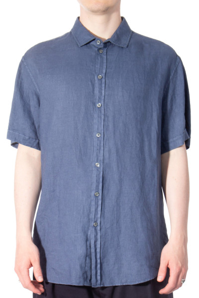 EMPORIO ARMANI Buttoned Linen Shirt