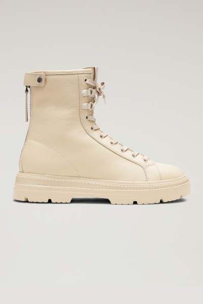 WOOLRICH Sheepskin Lined Military Boots