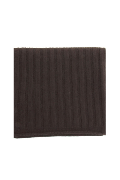 ALLUDE Ribbed Cashmere Scarf