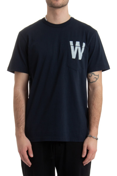 WOOLRICH Printed Cotton Flag T-Shirt