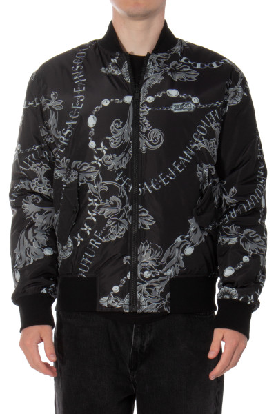 VERSACE JEANS COUTURE Printed Reversible Bomber Jacket
