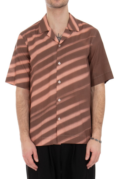 PAUL SMITH Printed Cotton Short-Sleeve Shirt