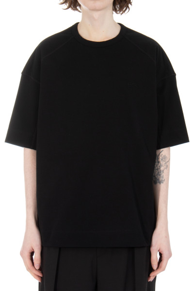 JUUN.J Embroidered Oversized Fit Cotton T-Shirt