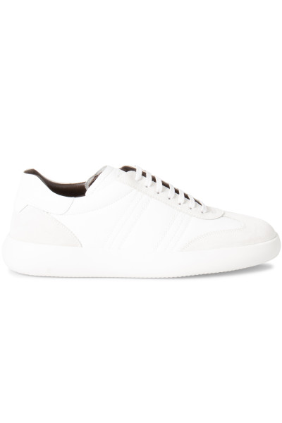 BRIONI Calf Leather & Suede Sneakers