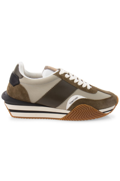 TOM FORD Paneled Nylon & Suede Sneakers James