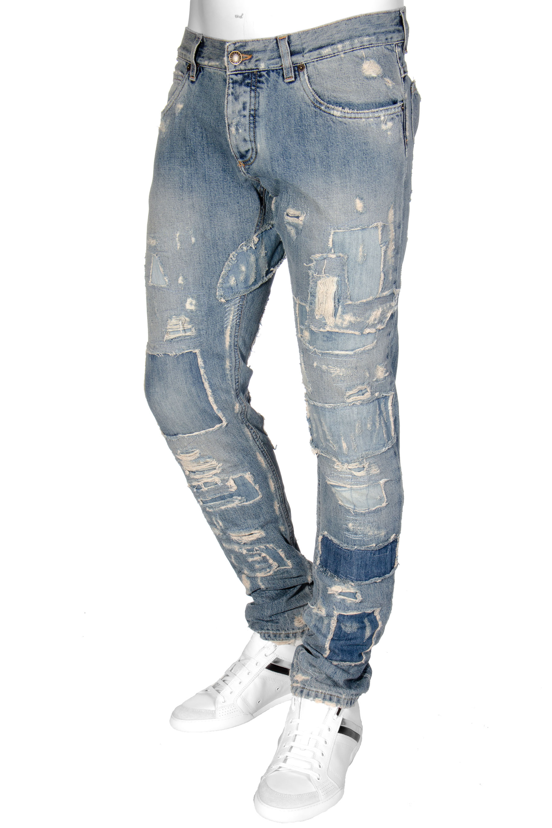 DOLCE & GABBANA Jeans 14 Gold Distressed | Jeans | Clothing | Men ...