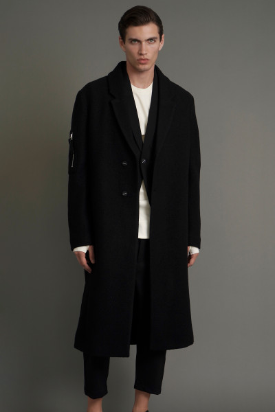 THOM KROM Two Button Wool Coat