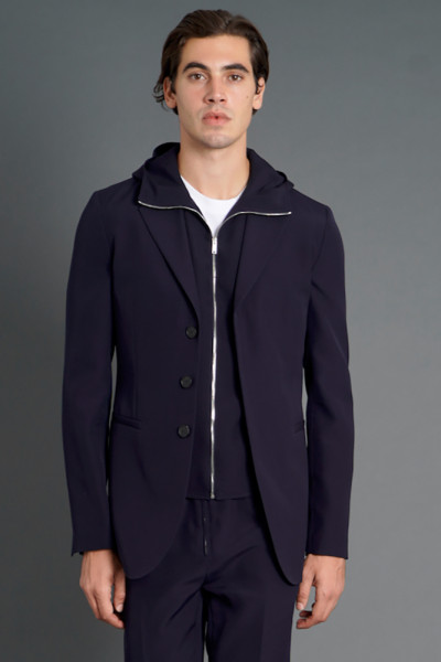 GIVENCHY Wool Blazer with removable Hooded Vest
