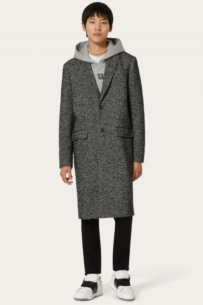 VALENTINO Wool Tweed Coat