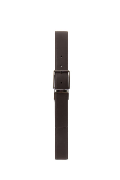 ZEGNA Reversible Leather Belt