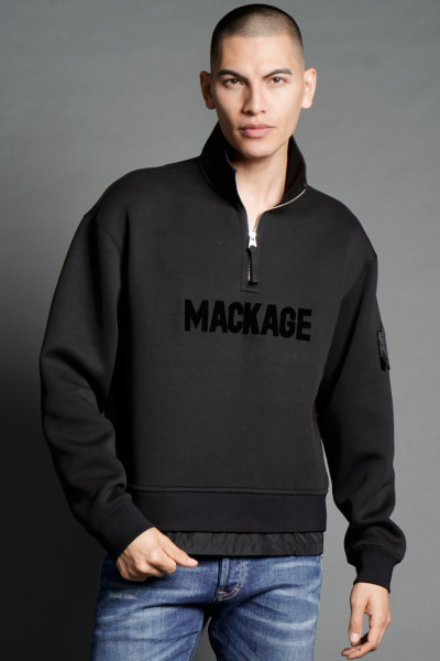 MACKAGE Half-Zip Sweater Brando