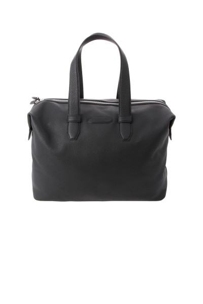BRIONI Soft Rodos Leather Travel Bag
