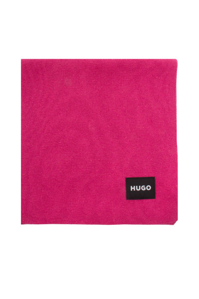 HUGO Recycled Cotton Blend Knit Scarf Saretta