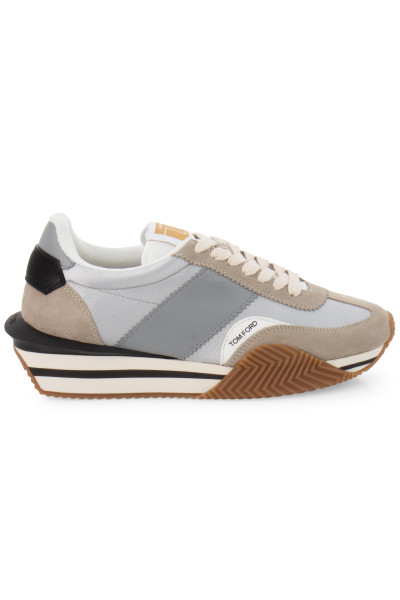TOM FORD Paneled Nylon & Suede Sneakers James