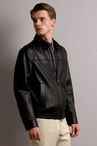BRIONI Lamb Leather Jacket