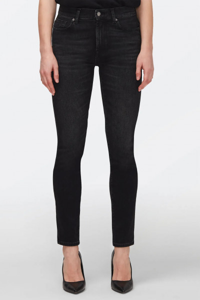 7 FOR ALL MANKIND Jeans Roxanne Luxe Vintage Black Swan