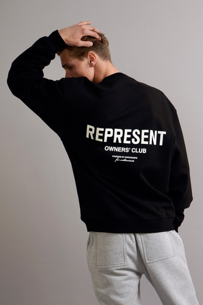 REPRESENT Owners Club Cotton Sweatshirt