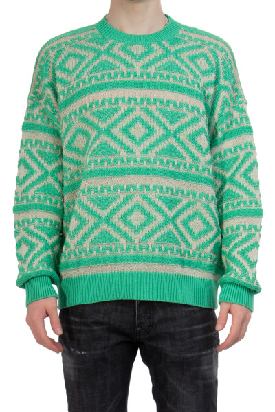 DSQUARED Geometric Knit Sweater