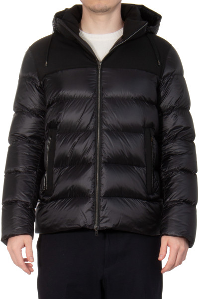 HERNO Hooded Qilted Down Jacket