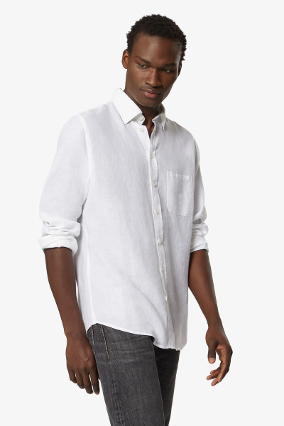 SEASE Linen Button-Down Shirt