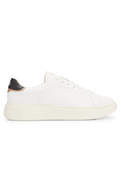 BOSS Low Leather Sneakers Amber
