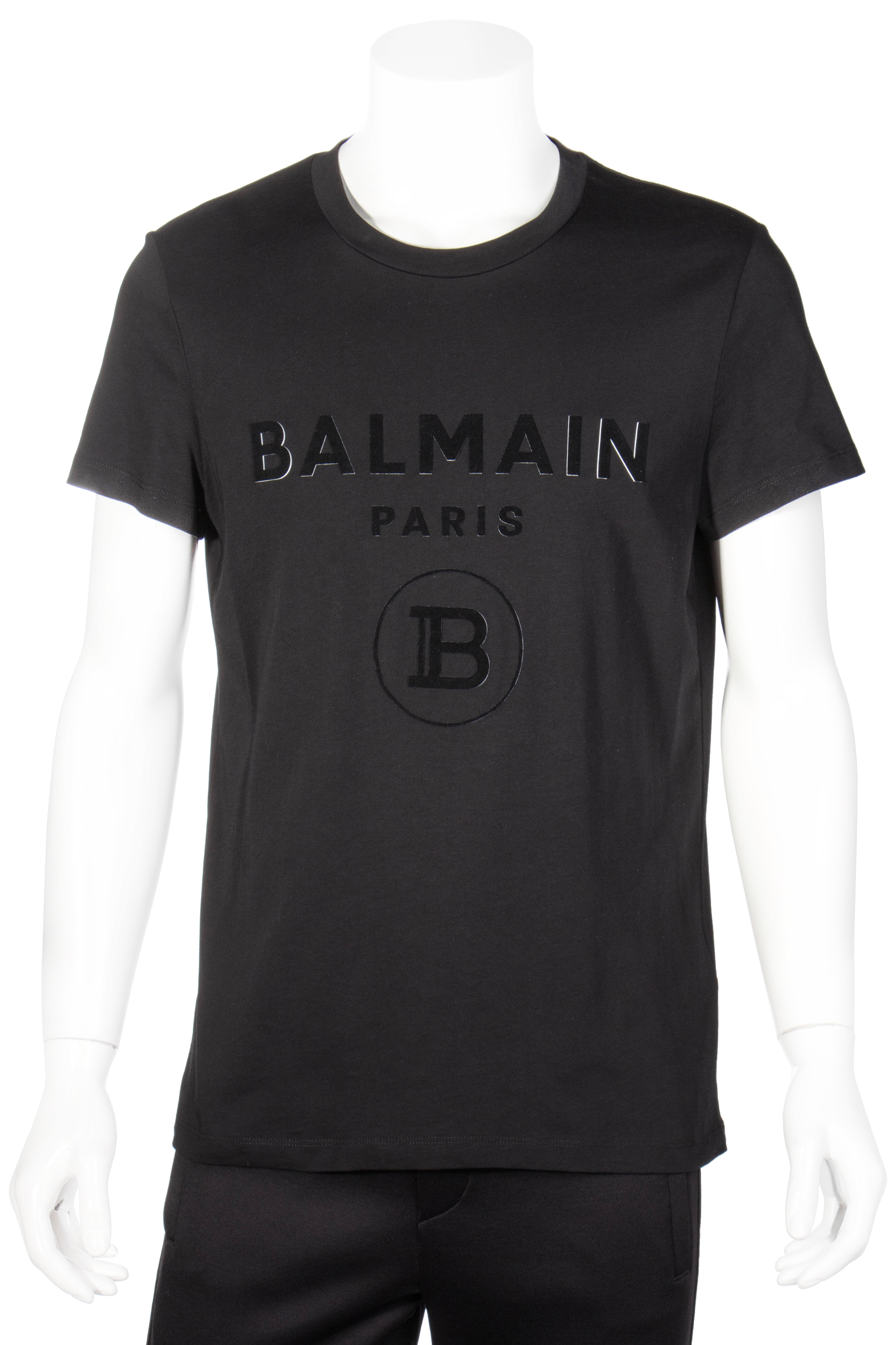 BALMAIN Velvet Logo T-Shirt | T-Shirts | Clothing | Men | mientus ...