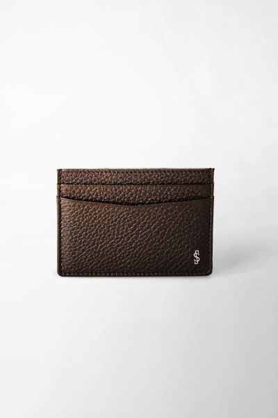 SERAPIAN Cashmere Leather Card Holder