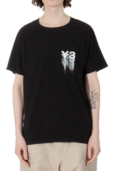 Y-3 Recycled Woven Stretch Running Short Sleeve T-Shirt