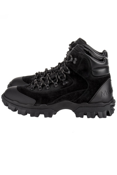 MONCLER Leather & Suede Hiking Boots Herlot