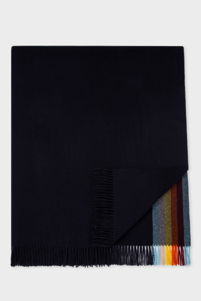 PAUL SMITH 'Artist Stripe' Wool-Cashmere Blanket