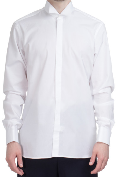 VAN LAACK Cotton Tuxedo Shirt Gala